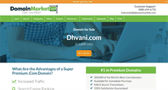 Desktop Screenshot of dhvani.com